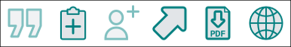 The library toolbar.